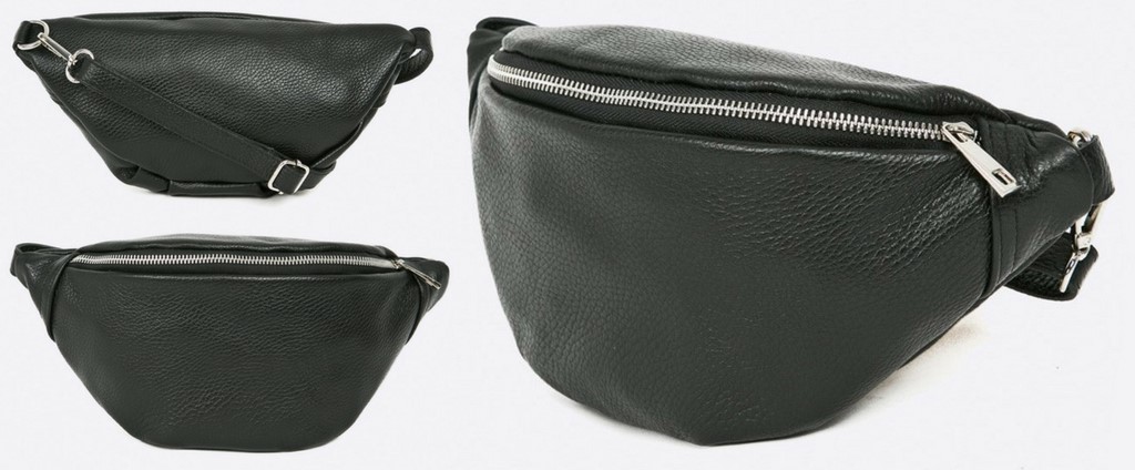 prezent-dla-mlodej-mamy-nerka-saszetka-czarna-skora-naturalna