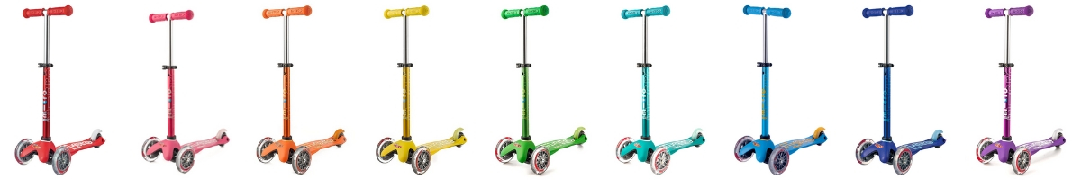 hulajnoga mini micro trojkołowa dla przedszkolaka kolory