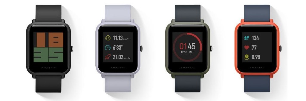 smartwatch xiaomi amazfit bip kolorystyka